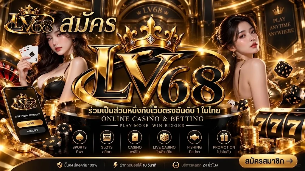 LV68 สมัคร เล่นง่าย ฝากถอนออโต้ 2026